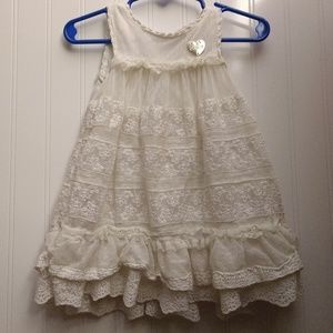 Lace girls summer dress